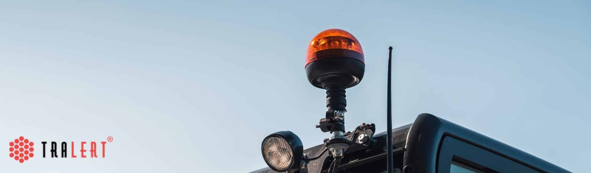 May you have or carry orange flashing lights?