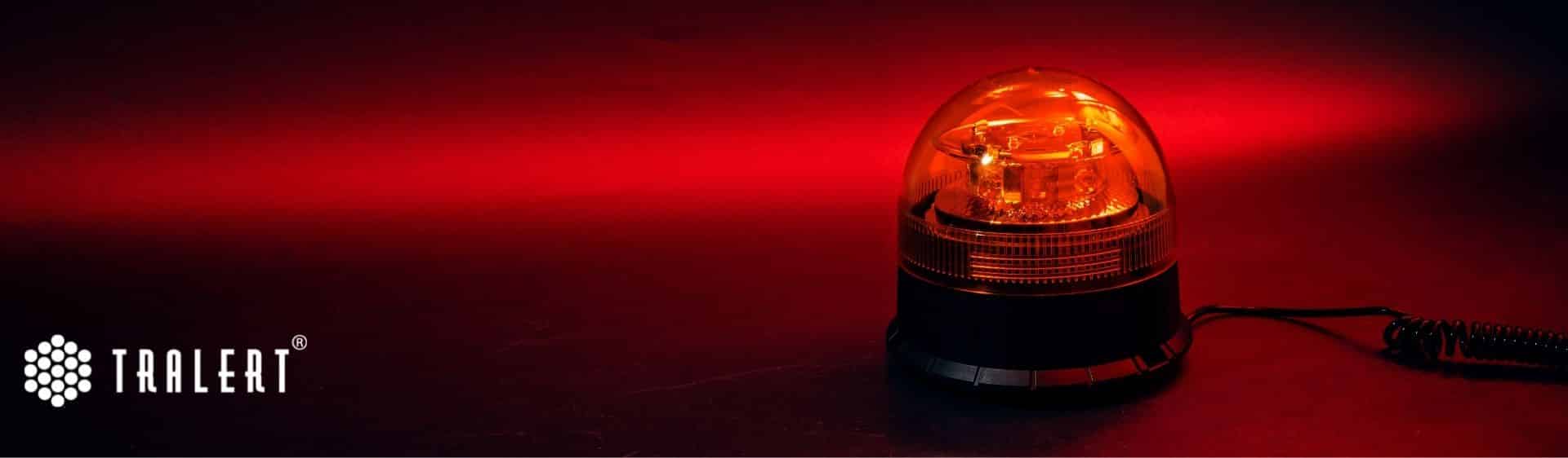 led-orange blinkendes Licht
