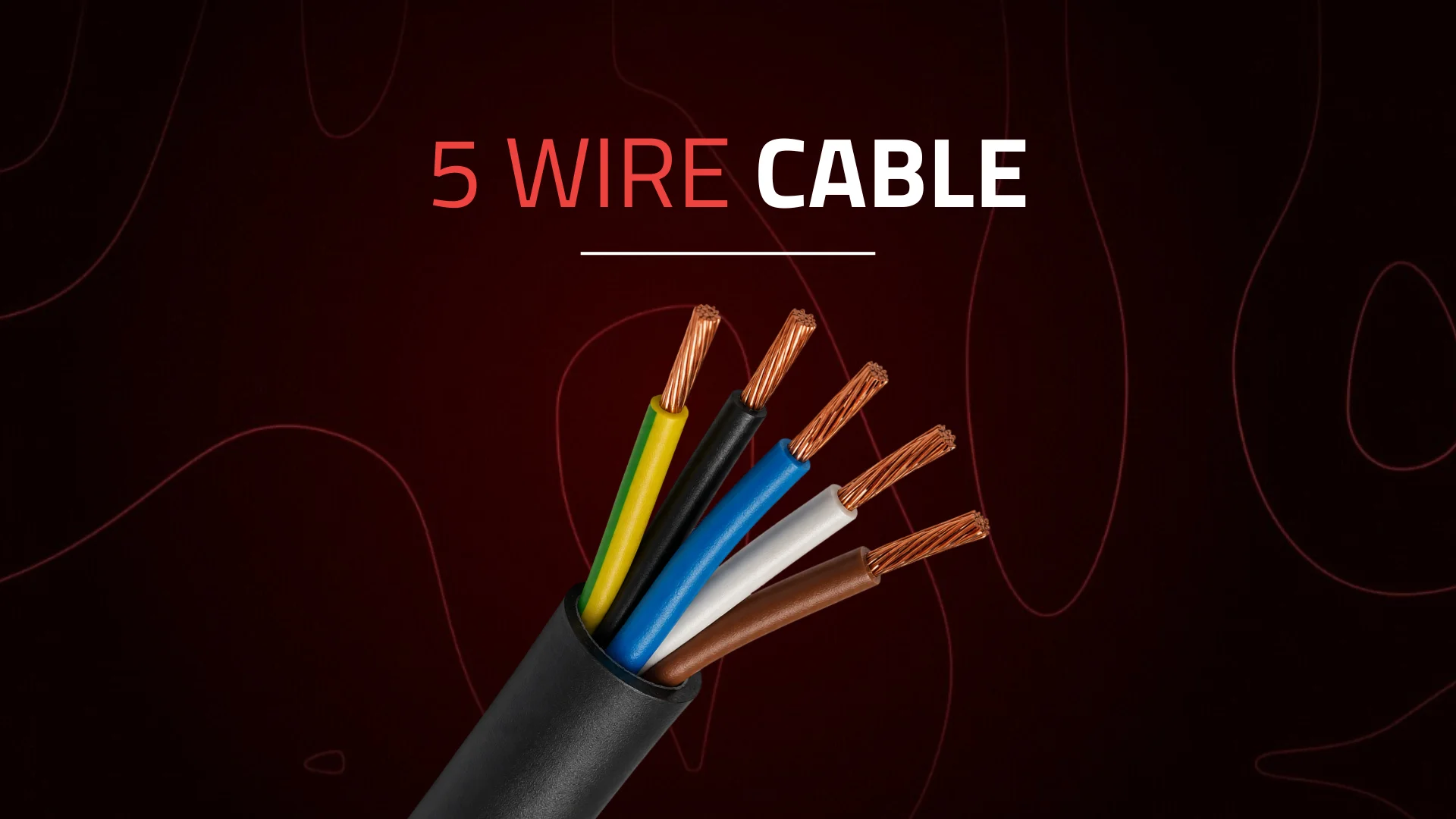 What is a 5-core cable? - TRALERT®