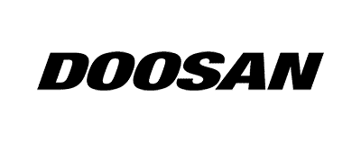 Doosan logo zwart klein