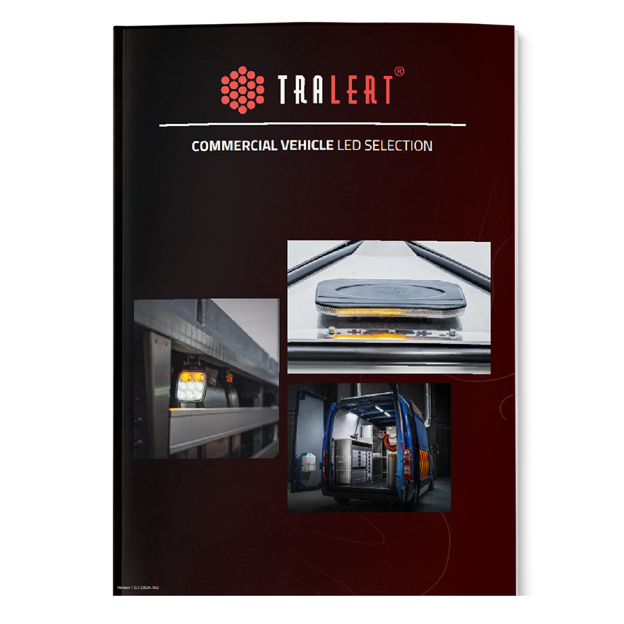 Brochure mock-up cover Commercial Vehicle LED selection