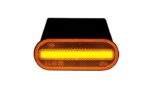 LED markeringslicht amber met beugel | 12-24v | 50cm. kabel | MV-5050A-4