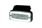 LED markeringslicht wit met beugel | 12-24v | 50cm. kabel | MV-4950W-2