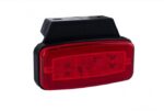 LED markeringslicht rood met beugel | 12-24v | 50cm. kabel | MV-4950R