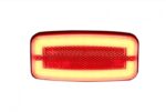 LED markeringslicht Rood | 12-24v | 50cm. kabel | MV-4900R-4