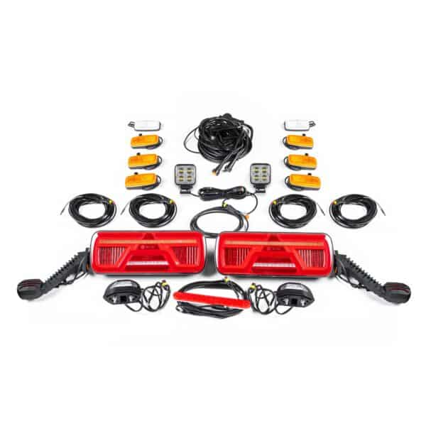 PRO+ - TRALERT® Aanhangwagen verlichtingsset - PS-PROP-1.0 - Afbeelding 1