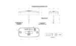 LED markeringslicht amber | 12-24v | 50cm. kabel | MV-1750A-LD 185-MV-1750A-2