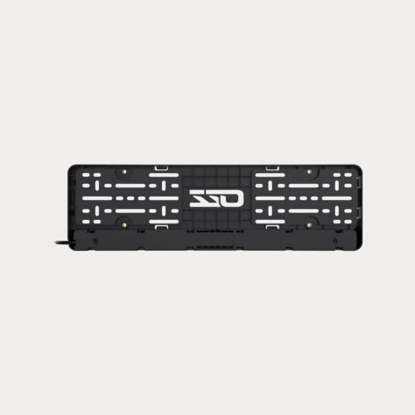 OZZ DLP1 kentekenplaathouder met zwarte lightbar (2 lichtbronnen)-88219-88219-3