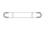 LED flitsbalk amber | 13 serie | ECE-R65 amber | 1500mm | 16 LED's | 13-00015-E-13-00015-E-13-00015-E-2