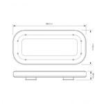 Compacte R65 heldere lens minibar 12-24V magneet montage | MLB380R65ACM-MM--MLB380R65ACM-MM-7