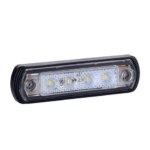LED markeringslicht wit | 12-24v | 50cm. kabel | MV-5200W-LD 675-MV-5200W