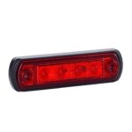 LED markeringslicht rood | 12-24v | 50cm. kabel | MV-5200R-LD 677-MV-5200R