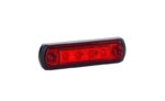 LED markeringslicht rood | 12-24v | 50cm. kabel | MV-5200R-LD 677-MV-5200R