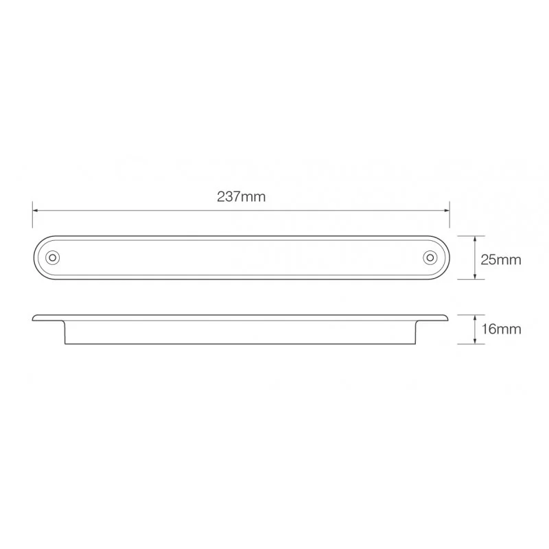LED knipperlicht slimline amber lens | 24v | 40cm. kabel | 235A24-235A24-235A24-3 LED knipperlicht slimline amber lens | 24v | 40cm. kabel | 235A24-235A24-235A24-3