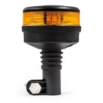 LED Zwaailamp | amber met amber lens | R65 | 12-24v | DIN-voet | S07ZL602AA--S07ZL602AA