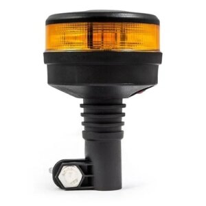 LED Zwaailamp | amber met amber lens | R65 | 12-24v | DIN-voet | S07ZL602AA--S07ZL602AA