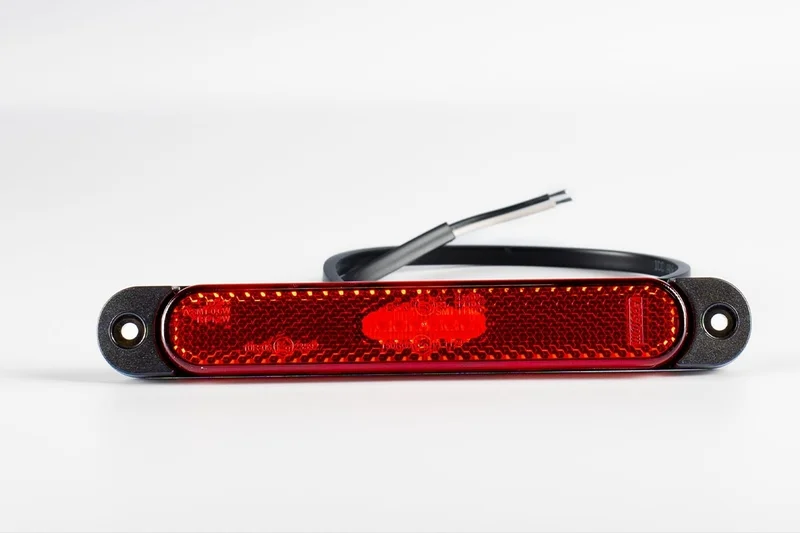 LED Slimline markeerlicht rood 12-24v 50cm kabel | MV-6500R-FT-065 B LED-MV-6500R LED Slimline markeerlicht rood 12-24v 50cm kabel | MV-6500R-FT-065 B LED-MV-6500R
