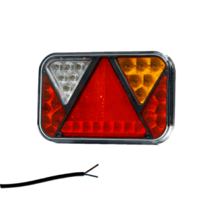 Rechts | LED achterlicht met achteruitrijlicht | 12v | 100cm. kabel | VC-2712-FT-270 P NT LED-VC-2712