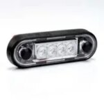 LED Markeringslicht inbouw groen 12-24v 0