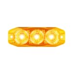 LED compact knipperlicht amber lens | 12-24v | 11AM-11AM-11AM-2
