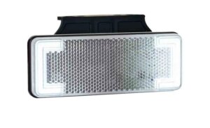 LED markeringslicht neon wit met beugel | 12-24v | 50cm. kabel | MV-3150W-LD 2513-MV-3150W