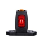 LED breedtelamp compact rood-wit-amber 12-24v 50cm kabel | MB-3600RWA-LD 534-MB-3600RWA