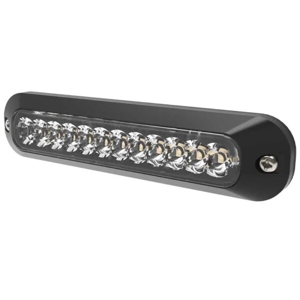 LED flitser | R65 | amber | wit (split) 8-LED | 12-24v | ED3755AC-ED3755AC-ED3755AC