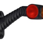 Rechts | LED breedtelamp rood-wit-amber | 12-24v | 50cm. kabel | MB-4792RWA-LD 2030-MB-4792RWA