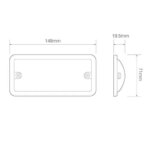 LED interieurverlichting | grijs | 24v | koud wit licht | 148GW24-148GW24-148GW24-2