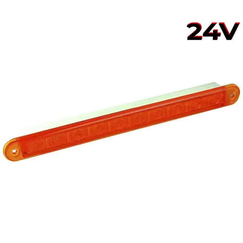 LED knipperlicht slimline amber lens | 24v | 40cm. kabel | 235A24-235A24-235A24 LED knipperlicht slimline amber lens | 24v | 40cm. kabel | 235A24-235A24-235A24