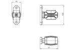 LED breedtelamp compact 12-24v | MB-6000RWA-LD 3065-MB-6000RWA-6