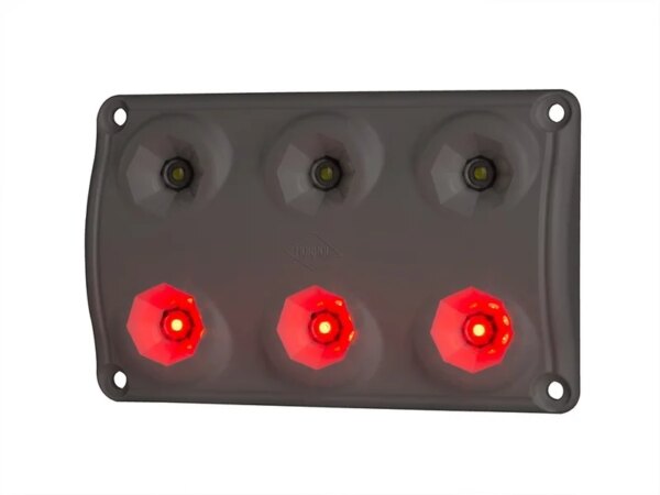 LED interior lamp red(19lm) - white(720lm-5000K) 12-24v | BG-1500RW-LWD 2325-BG-1500RW-4