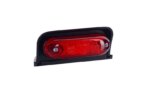 LED markeringslicht Rood met beugel | 12-24v | 50cm. kabel | MV-4050R-LD 231-MV-4050R