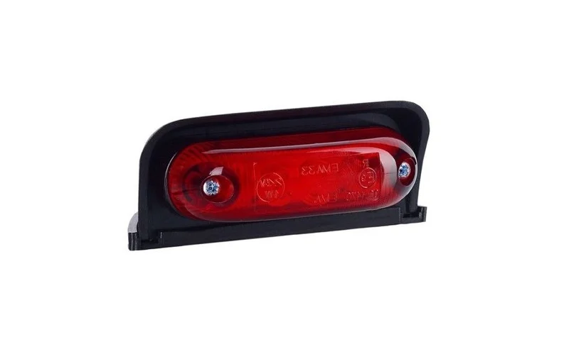 LED markeringslicht Rood met beugel | 12-24v | 50cm. kabel | MV-4050R-LD 231-MV-4050R LED markeringslicht Rood met beugel | 12-24v | 50cm. kabel | MV-4050R-LD 231-MV-4050R