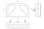 LED achterlicht Canbusproof 12v - kentekenlicht - 5-PIN | VC-4610B5CAN-FT-371 TD LED O BAJONET 5PIN-VC-4610B5CAN-4