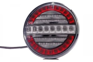 LED mistlicht en achteruitrijlicht (rond) | 12-24v | 100cm. kabel | VMR-214-FT-214 LED-VMR-214