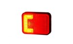 LED markeringslicht neon rood met beugel | 12-24v | 50cm. kabel | MV-3500R-LD 2744-MV-3500R-7