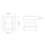 achterlicht met zwarte rand | 12-24v | 40cm. kabel | 100RME-100RME-100RME-2