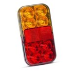 LED compact achterlicht zonder kentekenverlichting | 12v | 40cm. kabel | 149BAR-149BAR-149BAR