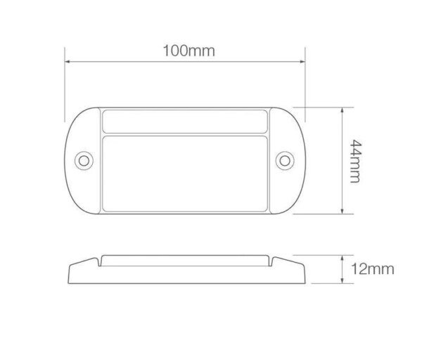 LED markeringslicht amber | 12-24v | 40cm. kabel | 44AME-44AME-44AME-6