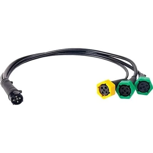 Verloopkabel | 5-PIN | van 3 lampen naar 1 stekker. | V10AC-302-XXI 2 - BAJ-005-005-V10AC-302 Verloopkabel | 5-PIN | van 3 lampen naar 1 stekker. | V10AC-302-XXI 2 - BAJ-005-005-V10AC-302