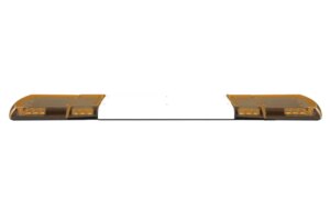LED flitsbalk amber | 12 serie | ECE-R65 amber | transparant wit midden | 1524mm | 12-30992-E-12-30992-E-12-30992-E
