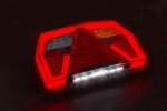 LED neon achterlicht rechts + kenteken 12-24v - 6-PIN's-FT-372 P TD LED BAJONET 6PIN-VC-4672B6-2
