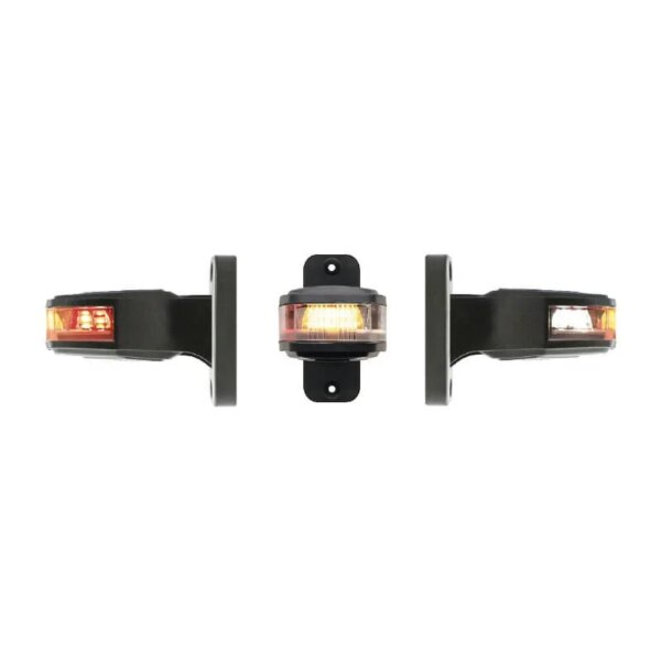 Rechts | LED breedtelamp | 12-24v | 30cm. kabel | rood-wit-amber | 1009RE-1009RE-1009RE-2