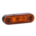 LED markeringslicht amber | 12-24v | 50cm. kabel | MV-5100A-LD 957-MV-5100A