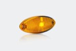LED markeringslicht ovaal amber | 12-24v | 50cm. kabel | MV-5800A--MV-5800A