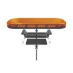 Compacte R65 Amber lens minibar 12-24V vaste montage | MLB380R65AAM-MLB380R65AAM-MLB380R65AAM-4