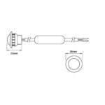 LED decoratielicht groen | 12-24v | 20cm. kabel | 181GME-181GME-181GME-2