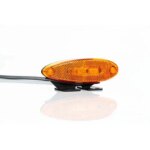LED markeringslicht amber | 12-24v | 50cm. kabel | MV-1950A-FT-076 Z+K LED-MV-1950A-3