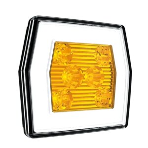 LED Dagrijverlichting met knipperlicht functie | 12-24v | V10C2-780B5-FT-125 LED BAJONET-V10C2-780B5